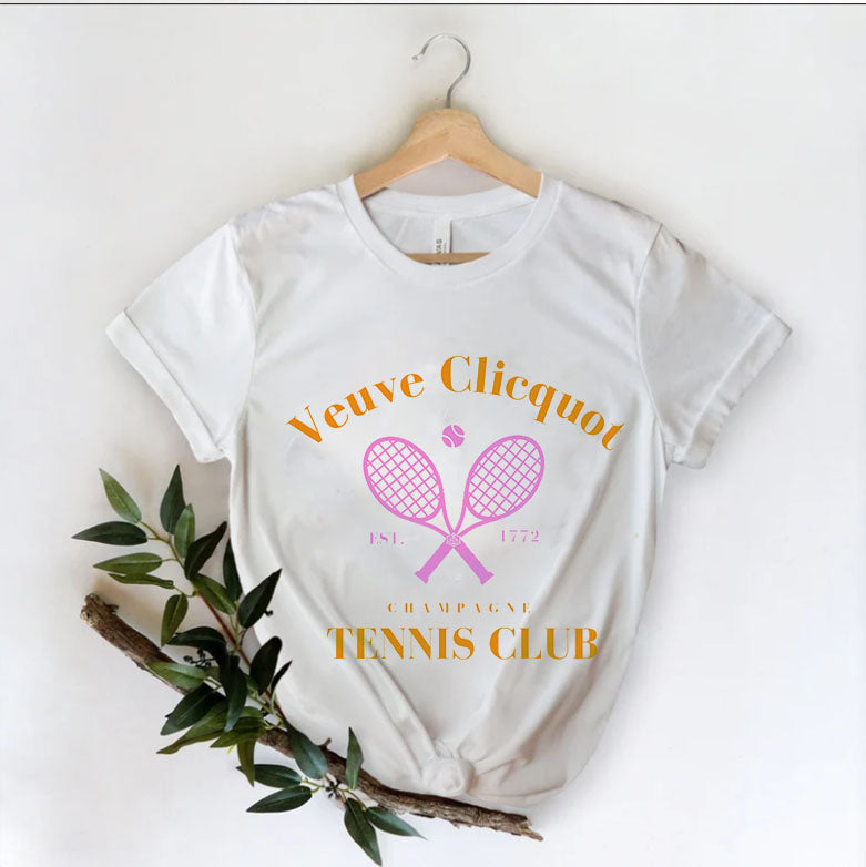 Retro Champagne Tennis Club Sweatshirt
