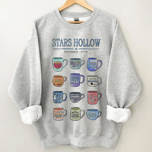 Mugs of Stars Hollow Annual Events Sweatshirt